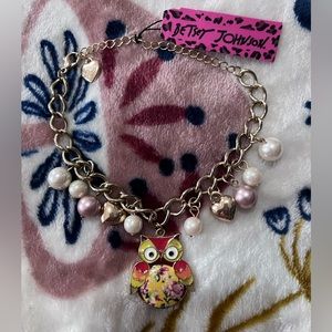 Betsey Johnson Owl bracelet